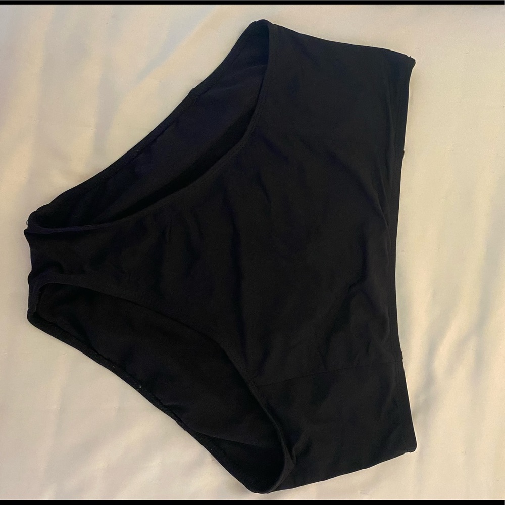 High waisted swim bottoms